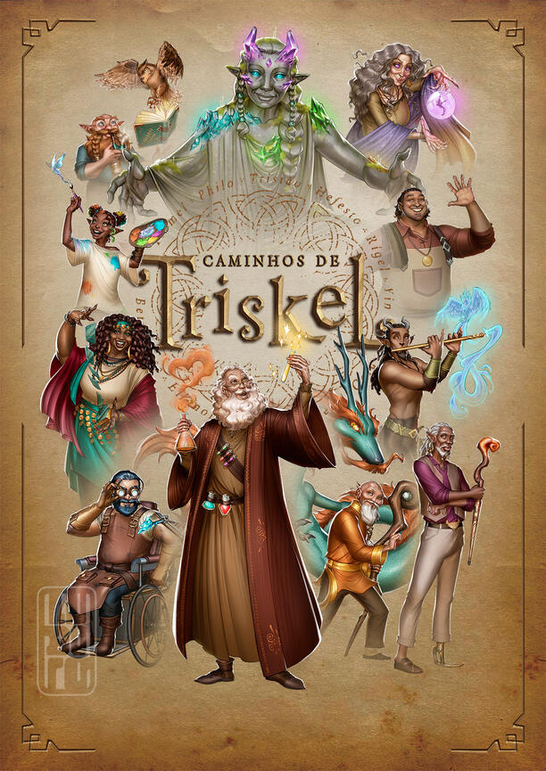 Splash art - Wizards of Triskel